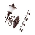 thumbnail image 4 of Langgg 5x Modèle de Chemin de Fer Train Poteau Échelle Modèle Lampe de Construction Lampes de Rue Poteau de Rue Mur Poteau Lumières ho Échelle LEDs Nouveau Bronze, 4 of 9