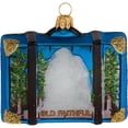 thumbnail image 2 of Yellowstone Travel Suitcase Polish Glass Christmas Ornament ONE Decoration, 2 of 4