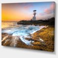 thumbnail image 2 of Lighthouse on Beautiful Seashore - Seashore Wall Art on Canvas, 2 of 4