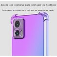 thumbnail image 2 of czcpp-DABUNA Funda para Moto Edge 30 Neo Case Uso Rudo,Transparente Colores Degradados Protectora de Cámara Anticaída Carcasa Bumper(Púrpura Azul), 2 of 4
