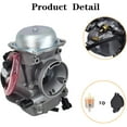 thumbnail image 3 of waltyotur 35mm Carburetor Carb Replacement for 2003-2007 Kawasaki Prairie 360 KVF360 15003-1686, 3 of 7