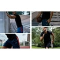 thumbnail image 4 of 2 Pack Men's Running Shorts Gym Athletic Shorts with Zip Pockets Quick Dry Workout Sports Shorts for Fitness,Jogger,Trainning, 4 of 7