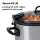 thumbnail image 3 of Crock-Pot Cook and Carry Olla de cocción lenta y calentador de alimentos portátil manual de 6 cuartos, inoxidable (SCCPVL600-S), 3 of 5