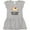 AC-Heather Grey, variant on Inktastic Cute Chicken Farming Girls Toddler Dress