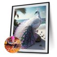 thumbnail image 2 of Pintura 5D DIY Full Round Drill Diamonds Peacock Kit Decoración del hogar (NH3079) FLhrweasw Nuevo, 2 of 9