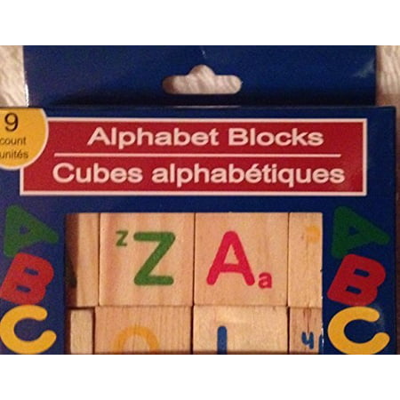Alphabet Wooden Blocks 9 Count (Best Wooden Alphabet Blocks)