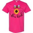 thumbnail image 3 of Inktastic Bee Kind Bees and Sunflower T-Shirt, 3 of 5