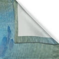 thumbnail image 3 of Ambesonne Landscape Kitchen Curtains, Calm Still Water Rocks, 55"x45", Blue Grey Green, 3 of 3