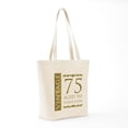 thumbnail image 7 of CafePress - Fancy Vintage 75Th Birthday Tote Bag - Unisex Canvas Tote Bag, Beige, 1-Piece, 7 of 7
