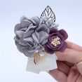 thumbnail image 4 of Rhinestone Rose Flower Brooch Pin for Women Wedding Crystal Pearl Fabric Camellia Flower Brooches Lapel Pins Hairpins Elegant Hairclips Dress Accessories Masquerade Party Jewelry for Bridesmaids, 4 of 6