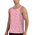 thumbnail image 2 of Fuzoiu Donut Print Men's Workout Tank Tops,Sleeveless Gym Shirt Quick Dry,Fitness Bodybuilding T-Shirt,Muscle Athletic Workout Tee-4X-Large, 2 of 7