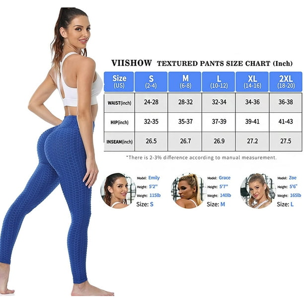 RUIY Women's Sexy TIK Tok Leggings Plus Size High Waist Honeycomb Scrunch  Butt Lift Workout Yoga Pants Eight Points Trousers Tummy Control Sexy  Textured Ruched Tight Yoga Pants : : Sports 