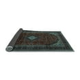 thumbnail image 2 of Ahgly Company Indoor Rectangle Persian Light Blue Traditional Area Rugs, 8' x 10', 2 of 4