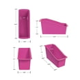 thumbnail image 5 of Pen+Gear Book Bin, 14.3 x 5.44 x 7.1 in, Tropical Blossom, 5 of 10