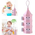 thumbnail image 3 of Baby Milk Powder Dispenser Portable 3 Layers Cartoon Milk Powder Snack Storage Container for Toddler, 3 of 5
