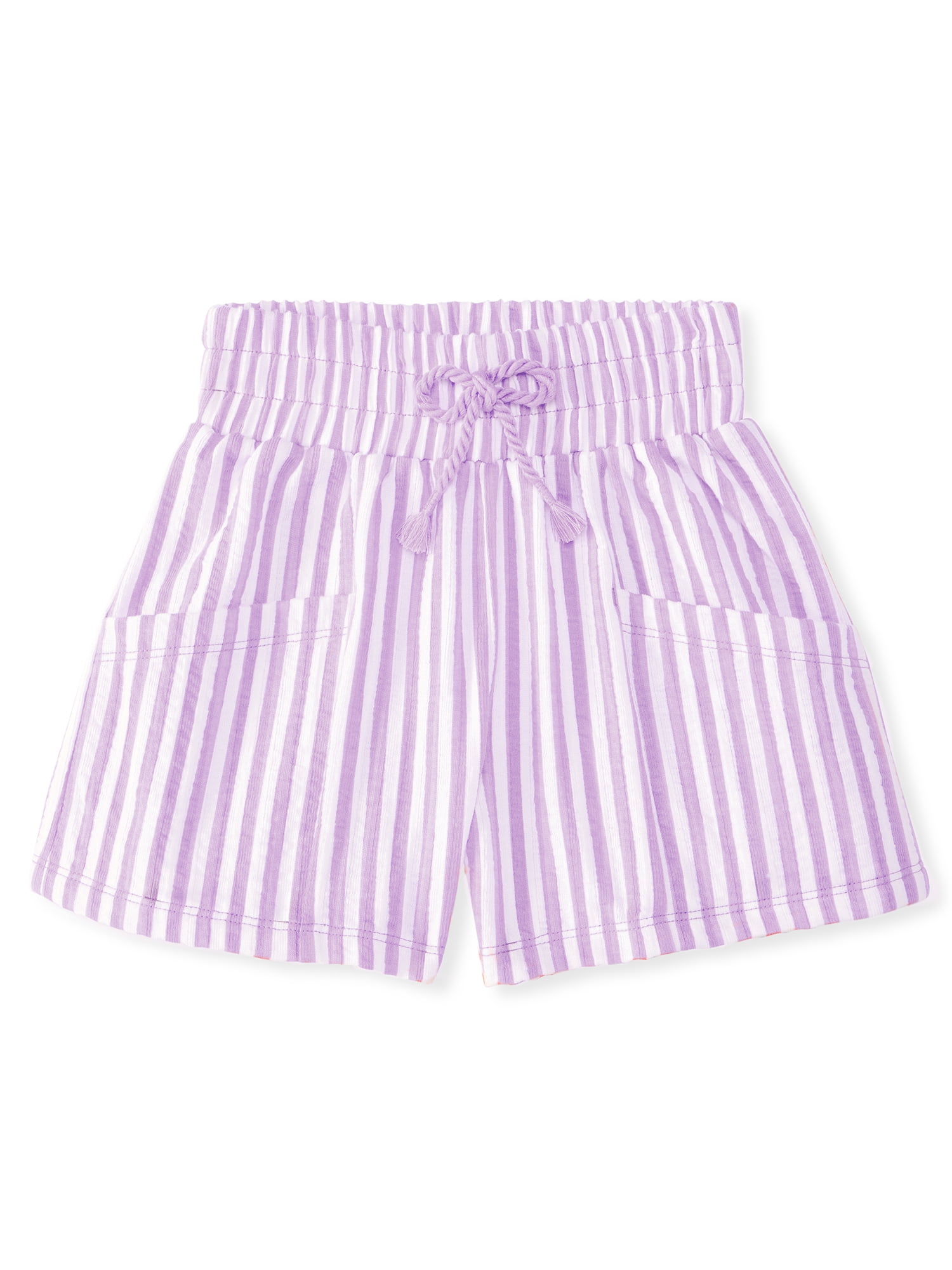 Garanimals Newborn, Baby & Toddler Girl Cotton 3-Piece Set, Tank, Tee & Pull-On Shorts, Sizes 0-6T