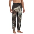 thumbnail image 4 of Kdxio Astronaut Polar Bear Roar Pattern Joggers,Sweatpants for Men with Pockets-Medium, 4 of 5