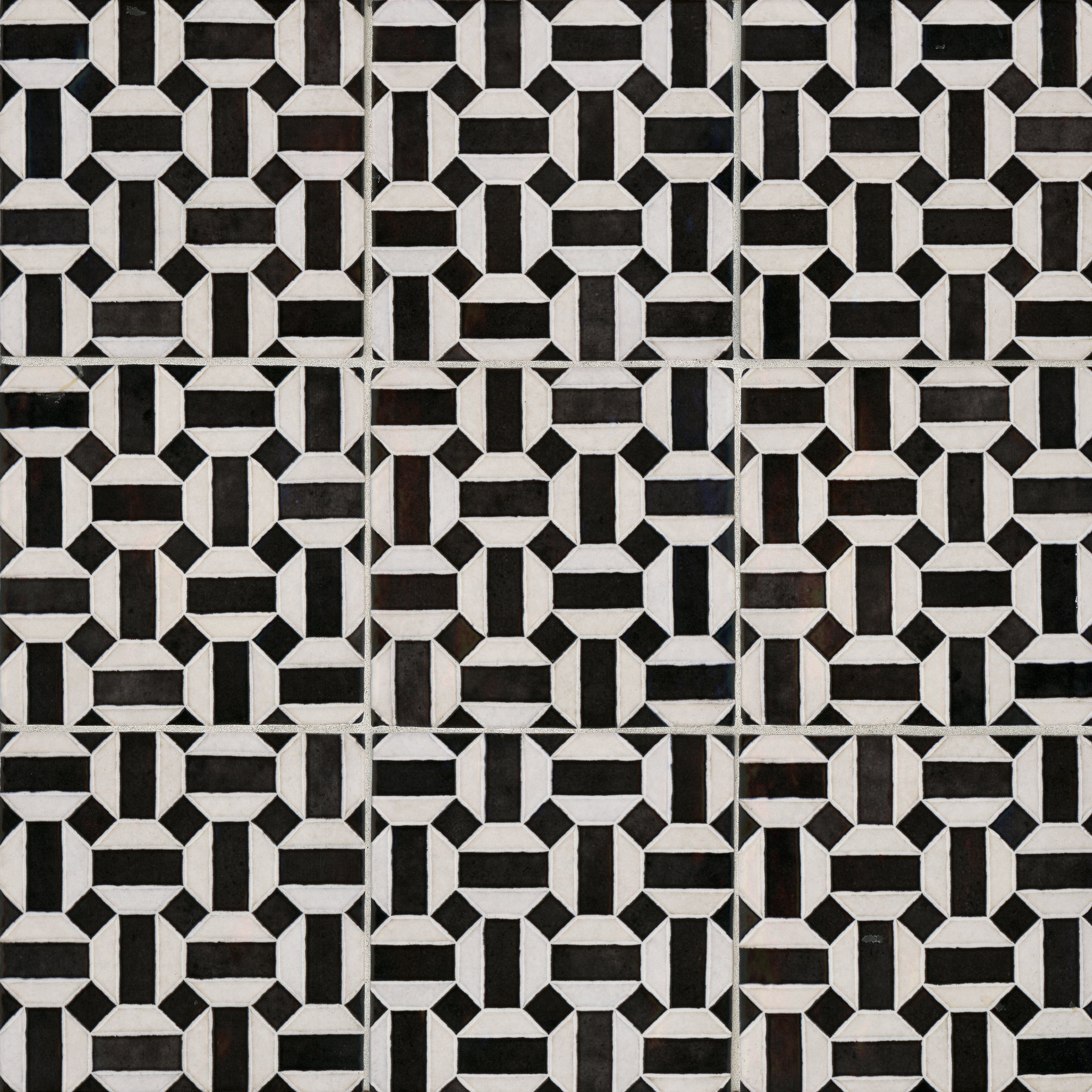 Cloe 5" x 5" Multicolor Glossy Ceramic Wall Tile