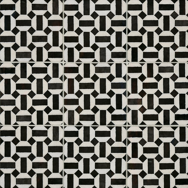 Bedrosians Cloe Gloss Ceramic Tile 5 x 5, Black (57-Pack, 10.83 SF)