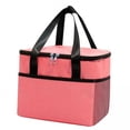 thumbnail image 1 of Bolso aislado,Bolsa aislante para entrega de alimentos,contenedor portador,Bolso de gran capacidad,bolsa de supermercado comercial,Bolsa refrigeradora,bolsa de compras reutilizable, 1 of 8