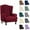 Burgundy, variant on LKJYER Wing Chair Slipcovers 2 Pieces Stretch Spandex Wingback Chair Covers Sofa Slipcover Washable Armchair Protector Cover for Living Room and Bedroom