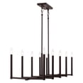 thumbnail image 2 of Livex Lighting Alpine Linear Chandelier in Bronze, 2 of 14