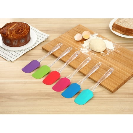 Mainstays Multi-colored Silicone Spatulas with Plastic Handles