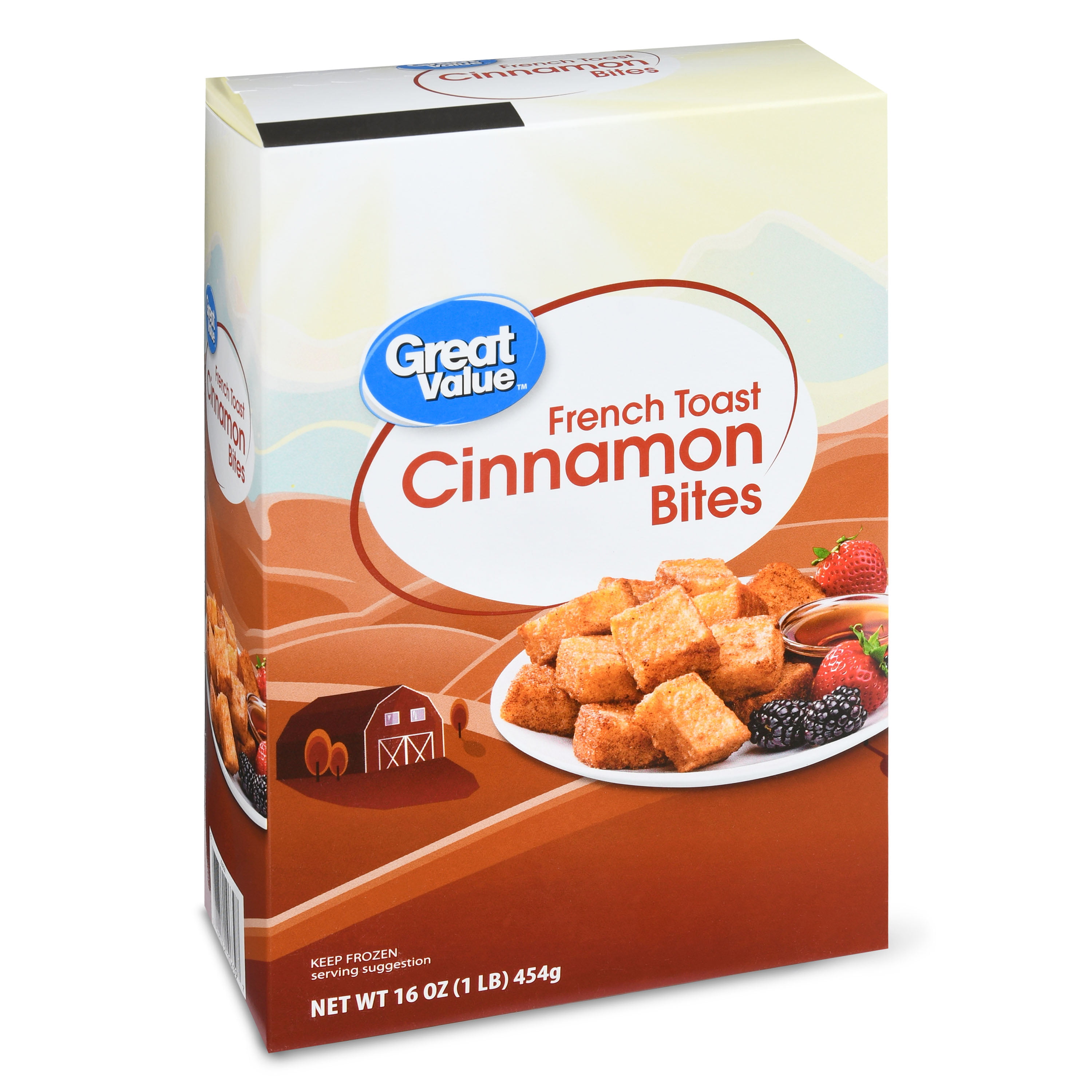 Great Value Cinnamon French Toast Bites, 16 Oz, 60 Ct (Frozen