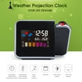 thumbnail image 5 of Travelwant Projection Digital Alarm Clock for Bedrooms, Radio Alarm Clock with Projection on Ceiling, Dual Alarms, USB Charger Port, Temperature & Humidity Display, 5 of 6