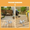 thumbnail image 3 of KONTONTY 2 Pcs Bloc de Poids en Acier Inoxydable pour Rôtissoire Bbq pour Brochettes et Tige de Broche de Gril Contrepoids, 3 of 8