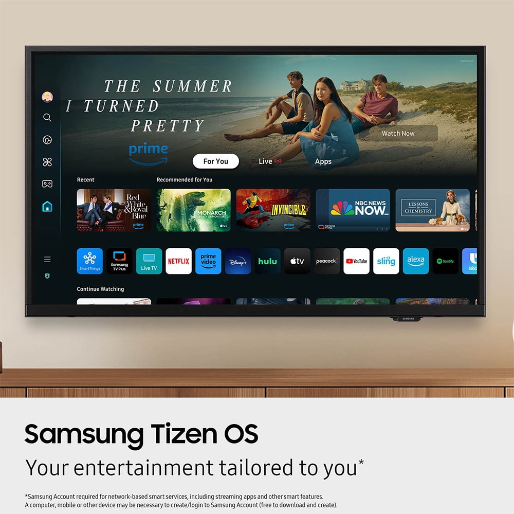 Samsung 32 inch 1080P Full HD F6000F Smart TV (2025) CPS Exclusive 26 Month Protection, 2x HDMI Cables & Deco Gear Complete Home Theater Beginner's Guidebook