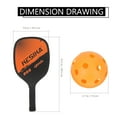 thumbnail image 2 of Miangastore 1 Set of Pickleball Racket Professional Pickleball Kit Creative Pickleball Paddles Interactive Playthings, 2 of 8