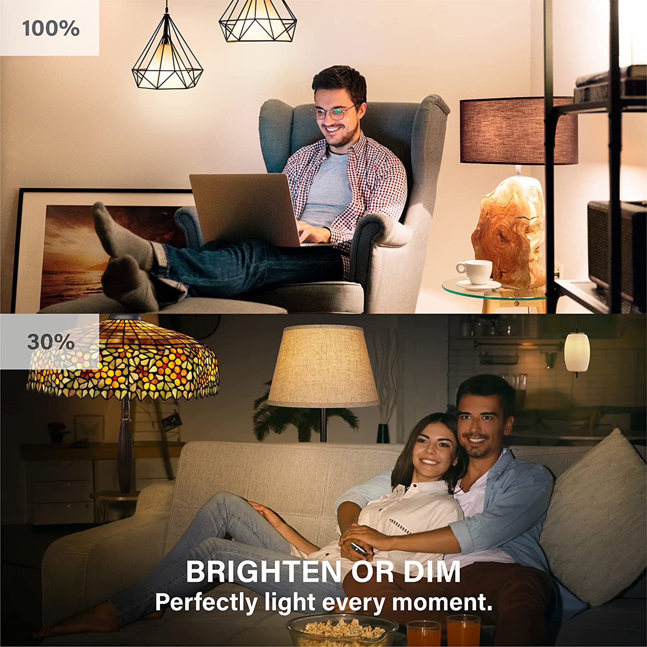 Sengled Smart Light Bulbs, Bluetooth Mesh Light Bulb, Dimmable LED Bulb E26 A19, 60W Equivalent Soft White 800LM, High CRI, High Brightness, 6 Pack