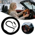 thumbnail image 2 of Couvercle de Volant Chauffant Universel 12V Accessoire Automobile pour Confort de Conduite Hivernale Design à Ressort Installation Directe, 2 of 9
