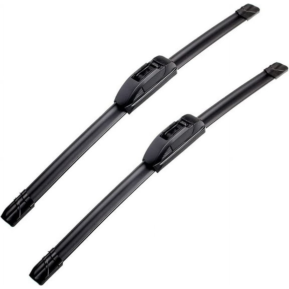 Mingsci 26"/17" Windshield Wiper Blades Premium Hybrid silicone J-Hook Bracketless All Season