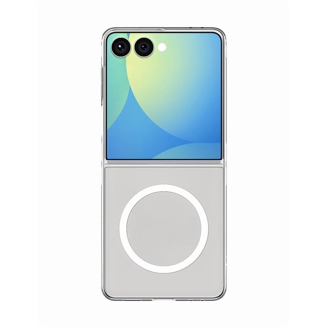 Funda Transparente con MagSafe Compatible con Samsung Z Flip 7