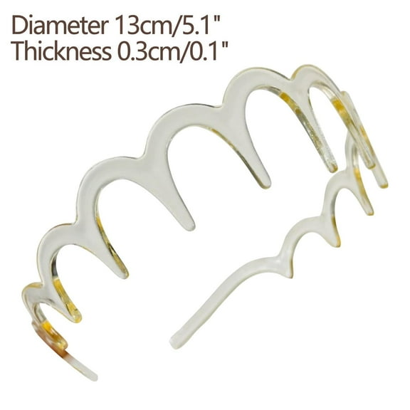 Arestory 2026 New U Shape Fashion Tooth Hair Comb Headband, High Cranium Head Bands for Women's Hair, Reversible Korean Headbands with Teeth for Women Gifts for Teen Girls