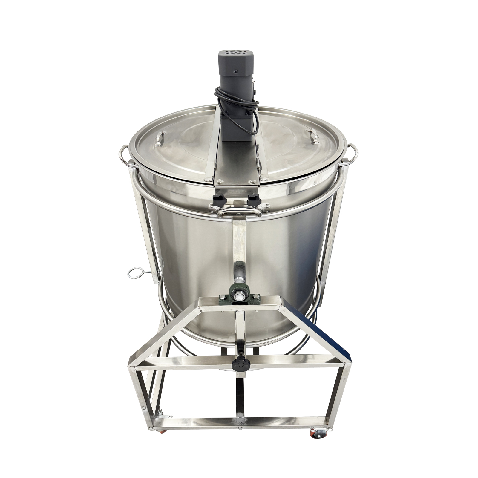 25.9gal Hand Tilt Food Mixer Natural Gas and Electric Heating Stirrer 98L 110V