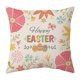 thumbnail image 1 of Pillow Cover Cartoon Design Polyester Peach Skin Happy Easter Rabbit Pattern Throw Pillow Case Home, 1 of 5