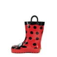 thumbnail image 4 of Kids Lucy Ladybug Rain Boot - Red, 4 of 8
