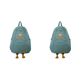 thumbnail image 1 of Mochila para Estudiante Bolso Hombro Pato Con Correa Ajustable Nailon () Verde, 1 of 6