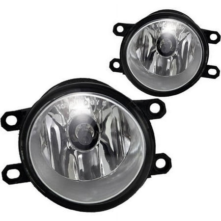 Fog Light For 10-15 Toyota Prius Clear Lens, Pair