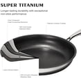 thumbnail image 4 of Ceramic Nonstick Skillet with Lid, 12" Pan, PFAS-Free, Dishwasher Safe, Oven & All Cooktop Compatible, 4 of 6