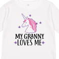thumbnail image 4 of Inktastic My Granny Loves Me Unicorn Girls Long Sleeve Toddler T-Shirt, 4 of 5