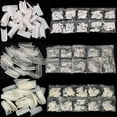 thumbnail image 3 of HLONK Coffin Tips Long Square French Fake  Transparent  500 Pieces, 3 of 4