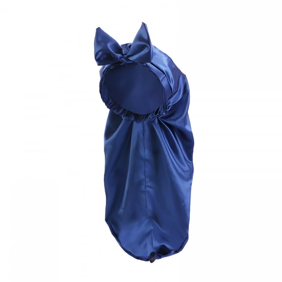 TELOLY Long Silk-Satin Bonnet for Women Large Night Cap for Curly Dreadlock Braid Hair Sleeping Bonnets for Women