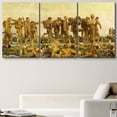 thumbnail image 2 of wall26 Canvas Print Wall Art Set Gassed,1919 by John Singer Sargent Cultural Historic Oil Painting Fine Art Reproduction Scenic Colorful for Living Room, Bedroom, Office - 16"x24" x 3 Panel, 2 of 5