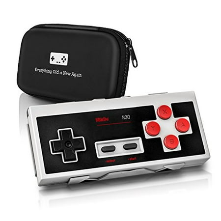 8Bitdo N30 Controller Bundle - Includes Carrying Case - Updated 2019 Version - Android/Mac/PC/Switch/NES and SNES