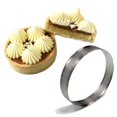 thumbnail image 3 of ENJOYW Round Stainless Steel DIY Cake Mold Dessert Mousse Tarts Circle Baking Tool Cake Mold, 3 of 7
