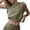 a-180Green44, variant on VNKIDY Womens Solid Color Crew Neck Sleeveless Elastic Hem Cropped Workout Top For Yoga Gym Sessions Casual Sporty Everyday Wear Green XL